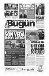 KAHRAMANMARAŞ'TA BUGÜN