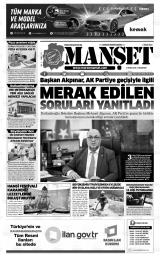 KAHRAMANMARAŞ MANŞET