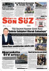 SİİRT’TE SON SÖZ